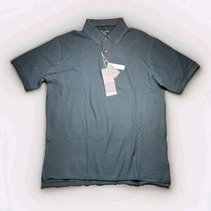 Sunday Joe - Men's Gray Cotton Polo Shirt, M